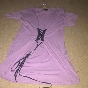 Lavender T-shirt Dress Forever21+